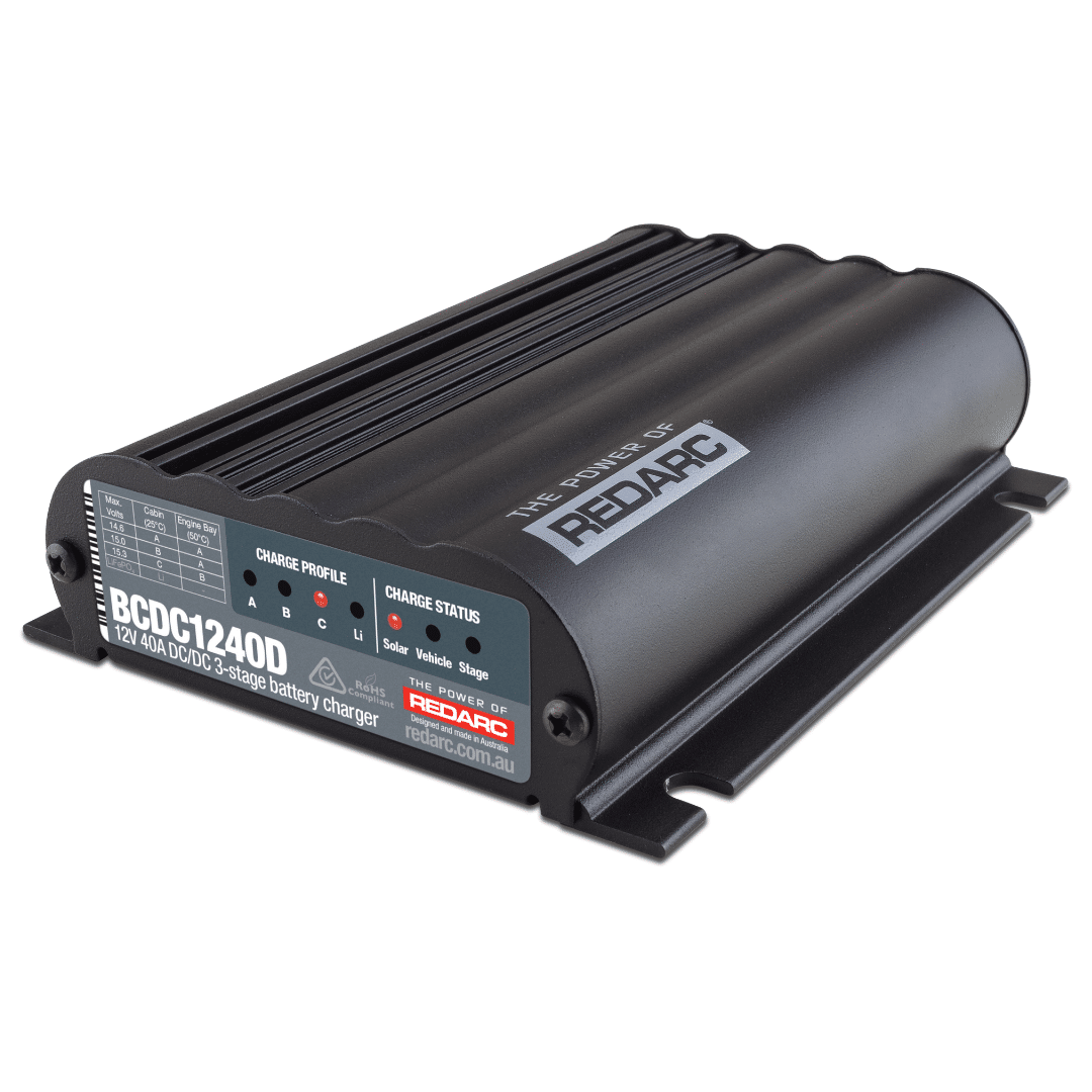 REDARC BCDC1240D Dual Input 40A In-Vehicle DC-DC Battery Charger